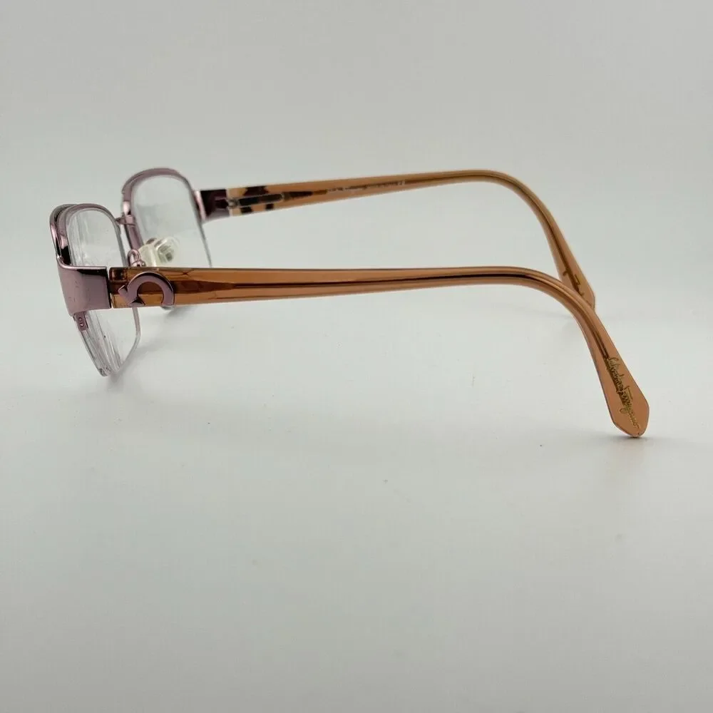 SALVATORE Ferragamo 1629 611‎ 54-18 135 Eyeglasses Frames Pink Orange H13148